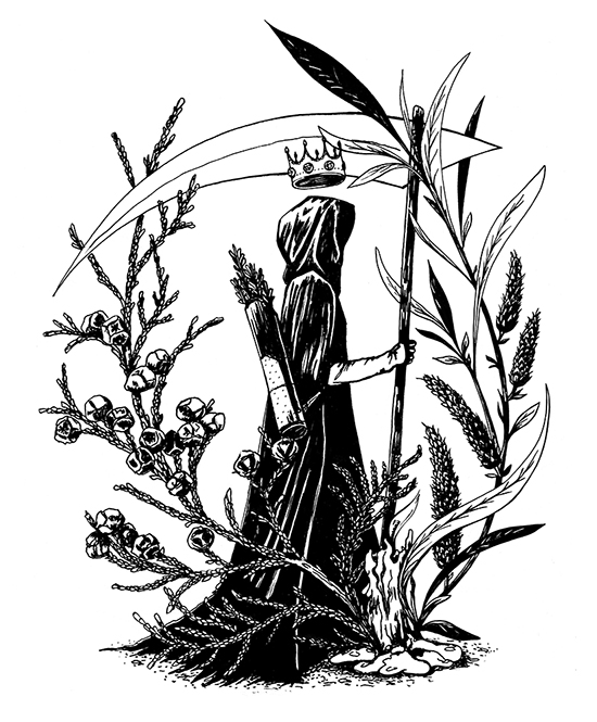 The King of Fears, illustration. Elléa Bird, illustratrice, Lyon.