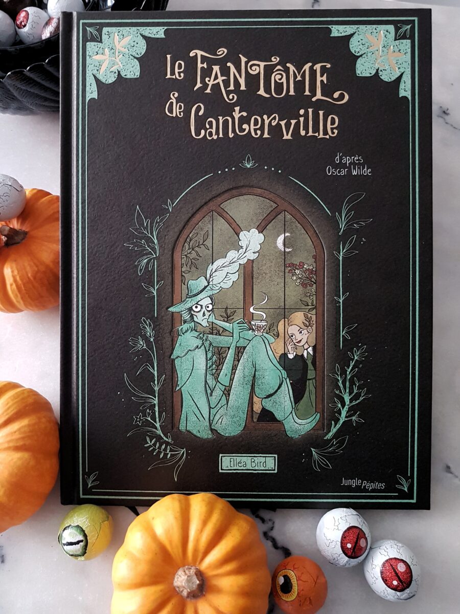 Couverture de l'adaptation en BD du Fantôme de Canterville d'Oscar Wilde par Elléa Bird