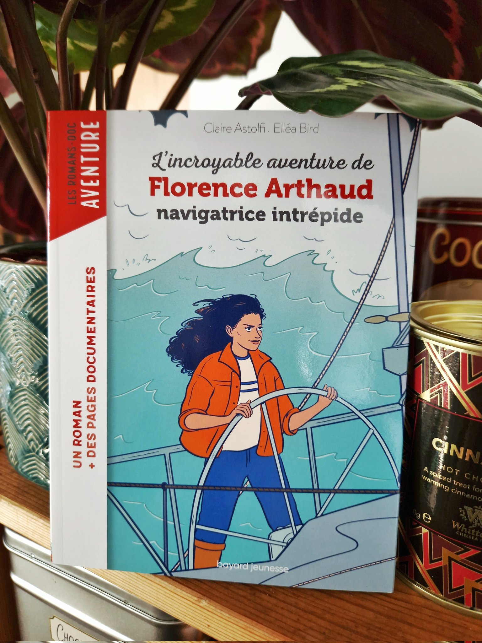 Florence Arthaud, couverture et illustrations intérieures par Elléa Bird, éditions Bayard